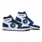 Custom Minnesota Timberwolves Women High-Top Sneakers, NBA Team Logo Athletic Shoes, Fan Gear