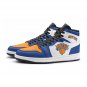 Custom New York Knicks Women High-Top Sneakers, NBA Team Logo Athletic Shoes, Fan Gear