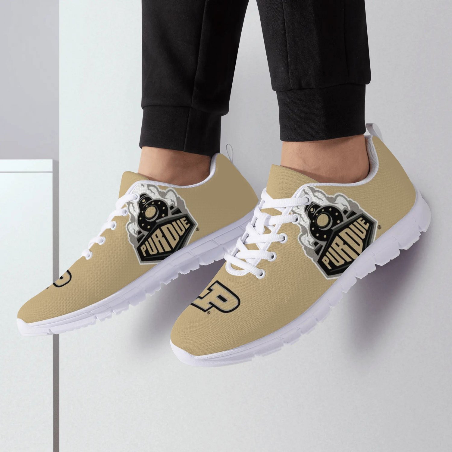 Purdue Boilermakers Kids Sneakers, Custom Lightweight Running Shoes, Purdue University Fan Gear