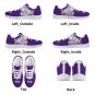 TCU Horned Frogs Purple Mesh Men Sneakers, Athletic Shoes Texas Christian University Fan Footwear