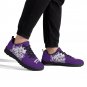 TCU Horned Frogs Purple Mesh Kids Sneakers, Athletic Shoes Texas Christian University Fan Footwear