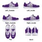 TCU Horned Frogs Purple Mesh Kids Sneakers, Athletic Shoes Texas Christian University Fan Footwear