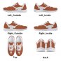 Texas Longhorns  Men Sneakers, Lightweight Mesh Shoes Longhorns Logo, University of Texas Footwear