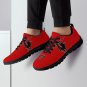 Texas Tech Red Raiders Athletic Kids Sneakers, Comfortable Lightweight Mesh Shoes Fan Footwear