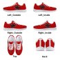 Texas Tech Red Raiders Athletic Kids Sneakers, Comfortable Lightweight Mesh Shoes Fan Footwear