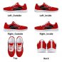 Texas Tech Red Raiders Athletic Kids Sneakers, Comfortable Lightweight Mesh Shoes Fan Footwear