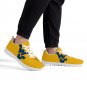 West Virginia Mountaineers Lightweight Men Mesh Sneakers, Shoes with Iconic WVU Logo Footwear