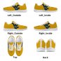 West Virginia Mountaineers Lightweight Men Mesh Sneakers, Shoes with Iconic WVU Logo Footwear