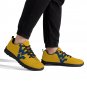 West Virginia Mountaineers Lightweight Kids Mesh Sneakers, Shoes with Iconic WVU Logo Footwear
