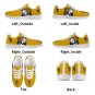 West Virginia Mountaineers Mesh Men Sneakers with Mascot Design, Comfortable WVU Fan Shoes Game Day