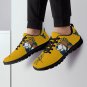 West Virginia Mountaineers Mesh Kids Sneakers with Mascot Design Comfortable WVU Fan Shoes Game Day