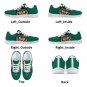 Cleveland State Vikings Athletic Mesh  Men Sneakers with Viking Mascot Design Shoes for Game Day