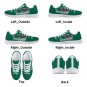 Green Bay Phoenix Athletic Women Sneakers with Bold Team Logo, Comfortable and Stylish Fan Footwear
