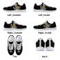 Northern Kentucky Norse Character Men Sneakers with Viking Mascot, Footwear for Norse Enthusiasts