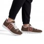 Stylish Brown University Bears Athletic Men Sneakers, Perfect Fan Footwear for Brown University