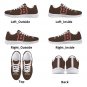 Stylish Brown University Bears Athletic Kids Sneakers, Perfect Fan Footwear for Brown University