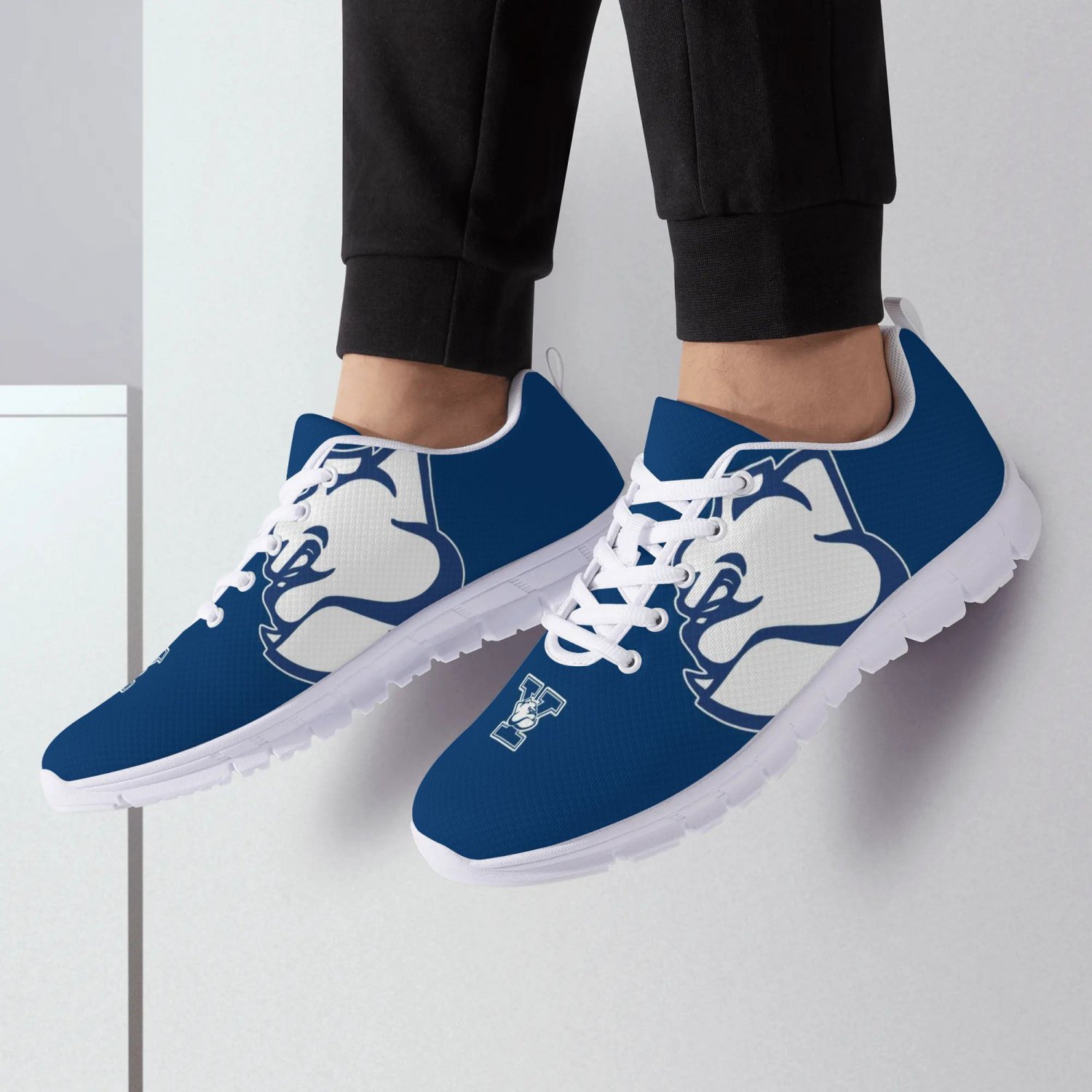 Yale University Bulldogs Athletic Kids Sneakers Stylish and Comfortable Footwear for Bulldogs Fans