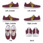 Olivet College Comets Athletic Women Sneakers &acirc;�� Comfortable and Stylish Maroon Sports Shoes