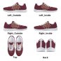 Olivet College Comets Athletic Men Sneakers &acirc;�� Comfortable and Stylish Maroon Sports Shoes