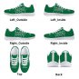 Manhattan College Jaspers Athletic Kids Sneakers &acirc;�� Stylish and Comfortable Green Sports Shoes