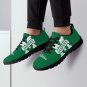 Manhattan College Jaspers Athletic Kids Sneakers &acirc;�� Stylish and Comfortable Green Sports Shoes