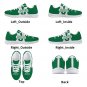 Manhattan College Jaspers Athletic Kids Sneakers &acirc;�� Stylish and Comfortable Green Sports Shoes
