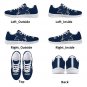Monmouth University Hawks Athletic Women Sneakers &acirc;�� Navy Blue Sports Shoes for All-Day Comfort