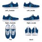 Saint Peter's University Peacocks Blue Kids Sneakers &acirc;�� Show Your School Spirit Athletic Shoes