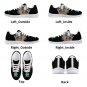 North Dakota Fighting Sioux Men Sneakers - UND Logo Athletic Men Shoes Footwear for North Dakota