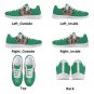 North Dakota Fighting Sioux Men Sneakers - UND Logo Athletic Men Shoes Footwear for North Dakota