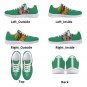 North Dakota Fighting Sioux Men Sneakers - UND Logo Athletic Men Shoes Footwear for North Dakota