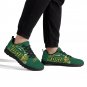 NDSU Bison Green Women Sneakers - Custom North Dakota State University Athletic Shoes for Fans