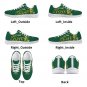NDSU Bison Green Women Sneakers - Custom North Dakota State University Athletic Shoes for Fans