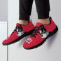 Boston University Terriers Custom Red Athletic Women Sneakers - BU Spirit Footwear
