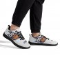 Bucknell Bison Custom White Athletic Men Sneakers - Bucknell University Fan Gear