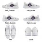 Holy Cross Crusaders White Athletic Kids Sneakers - Custom College Spirit Footwear