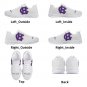 Holy Cross Crusaders White Athletic Kids Sneakers - Custom College Spirit Footwear