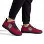 Lafayette Leopards Custom Maroon Women Sneakers - College Spirit Athletic Shoes