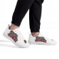 Lafayette Leopards White Women Sneakers - Custom College Spirit Athletic Shoes