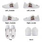Lafayette Leopards White Women Sneakers - Custom College Spirit Athletic Shoes