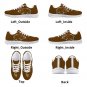 Lehigh Mountain Hawks Brown Women Sneakers - Custom College Team Athletic Shoes