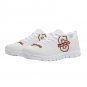 Charleston Cougars White Women Sneakers - Custom Athletic Shoes Featuring Classic Cougar Mascot