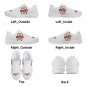 Charleston Cougars White Kids Sneakers - Custom Athletic Shoes Featuring Classic Cougar Mascot