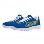 Delaware Blue Hens Athletic Women Sneakers - Custom Blue Shoes Featuring Blue Hen Mascot