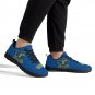 Delaware Blue Hens Athletic Women Sneakers - Custom Blue Shoes Featuring Blue Hen Mascot