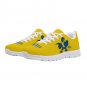 Delaware Blue Hens Yellow Kids Sneakers - Custom Athletic Shoes with Iconic Mascot Design