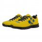 Delaware Blue Hens Yellow Men Sneakers - Custom Athletic Shoes with Iconic Mascot Design