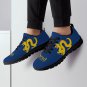 Drexel Dragons Blue Athletic Kids Sneakers - Custom Fan Footwear with Fierce Mascot Design