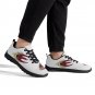 Elon Phoenix White Athletic Men Sneakers - Custom Fan Shoes with Sleek Mascot Design