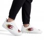 Elon Phoenix White Athletic Men Sneakers - Custom Fan Shoes with Sleek Mascot Design
